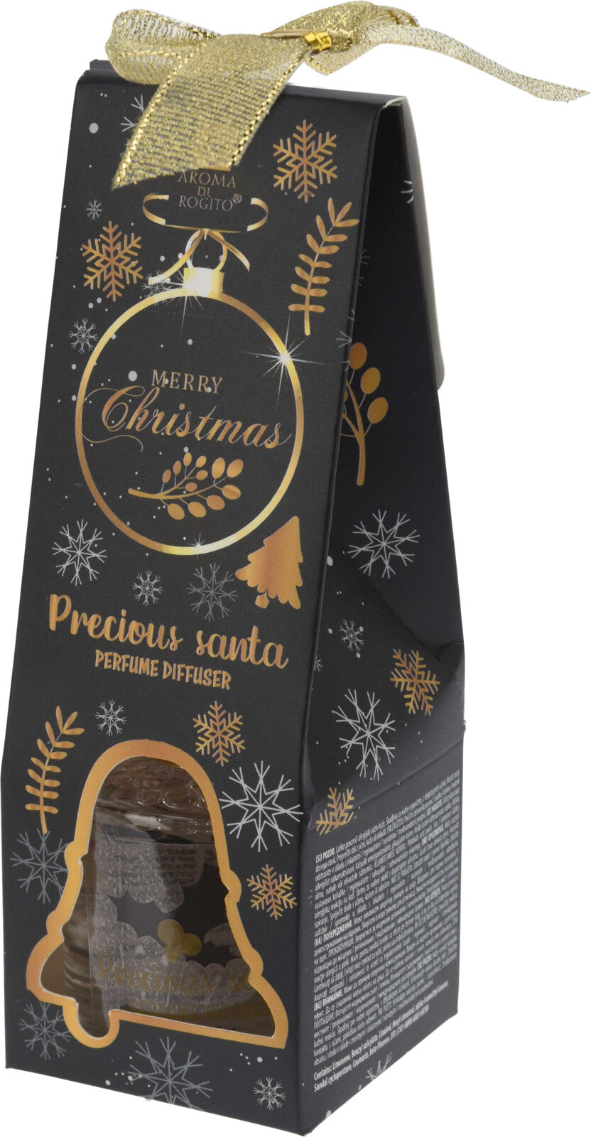 Diffuser parfum Precious Santa, 50 ml, Aroma festiva de Craciun, Parfum ambiental elegant