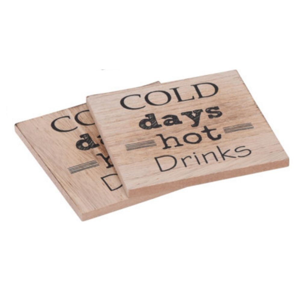 Set 4 Coastere, din Lemn, Diverse Modele