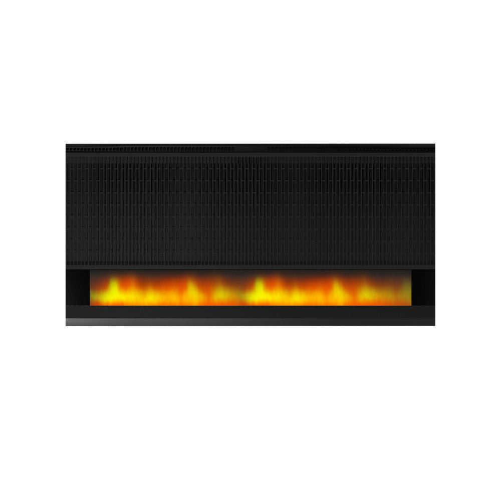 Panou Radiant cu Aspect Semineu si Proiectie Flacara LED - Design Modern, 1700W