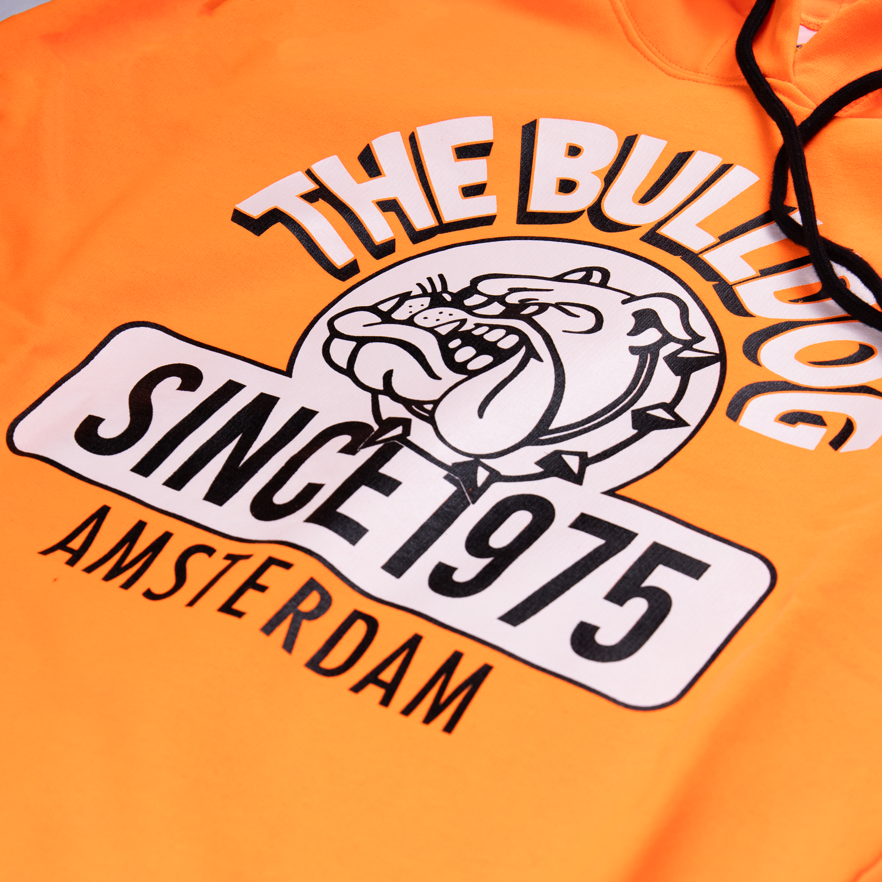 Hanorac The Bulldog Amsterdam, Marimea M, Arancione Since 1975