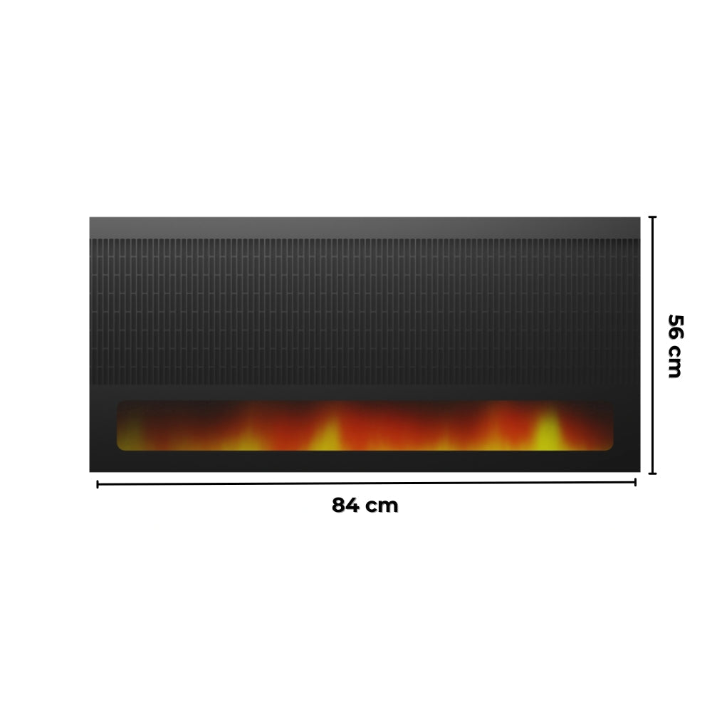 Panou Radiant Proiectie Flacara LED - Design Modern, 1700W