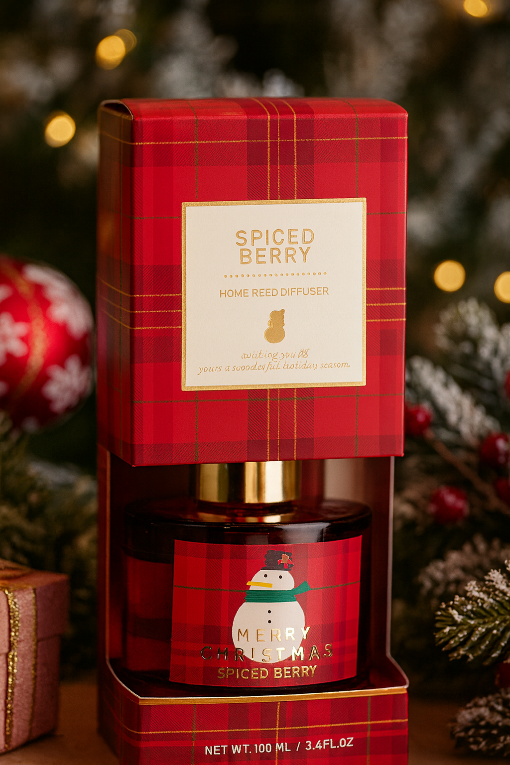 Diffuser Aromo, 100ml, Spiced Berry, Red Edition