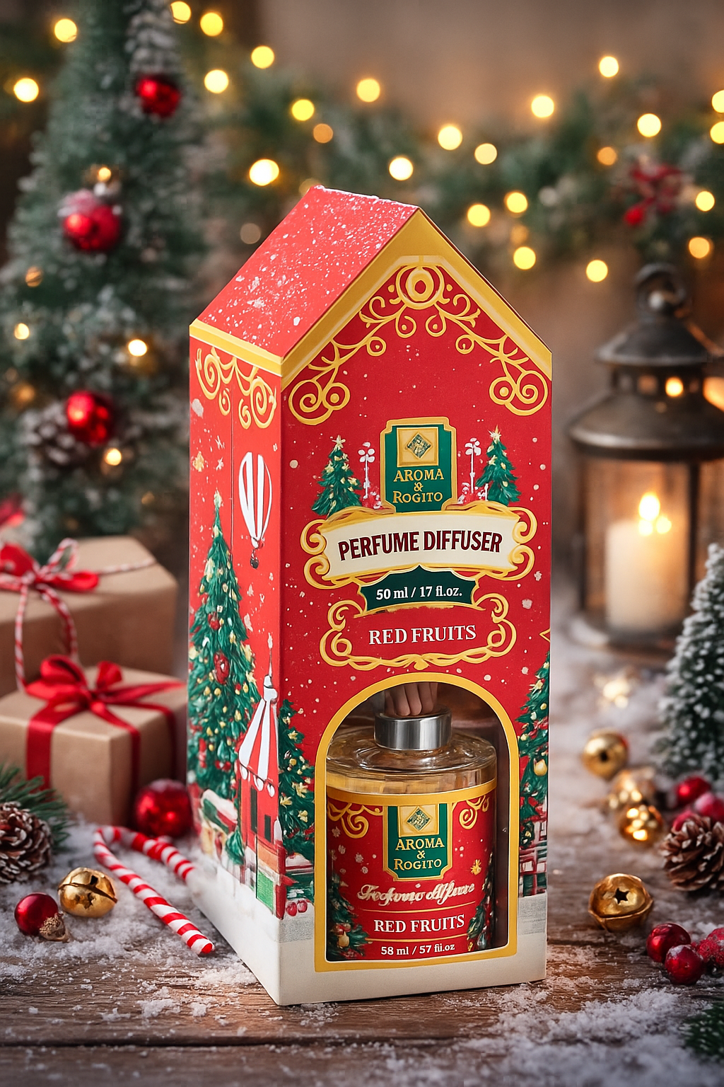 Diffuser Aromaterapie Red Fruits, 50 ml, Aroma de fructe rosii