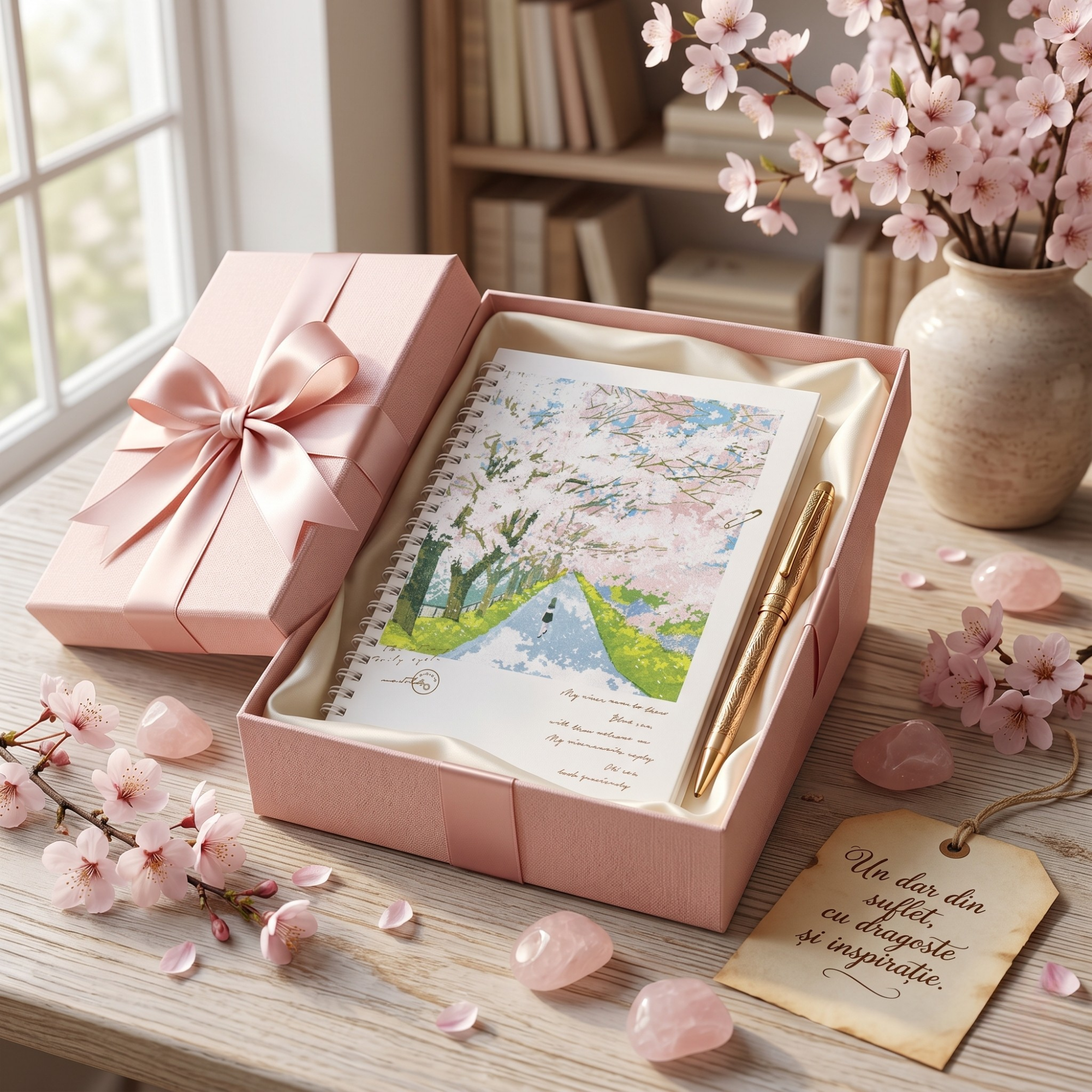 Agenda A5 Nedatata cu Spirala si Coperta din Carton, Diverse Modele