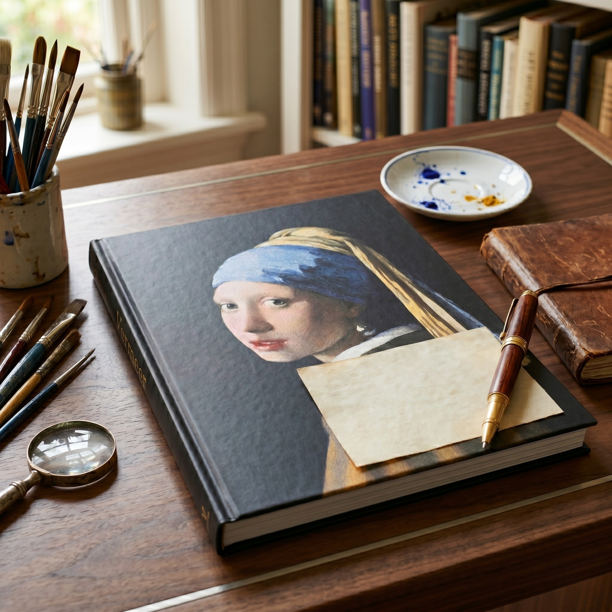 Agenda Johannes Vermeer, Imprimeu Fata cu cercel de perla, Design Elegant