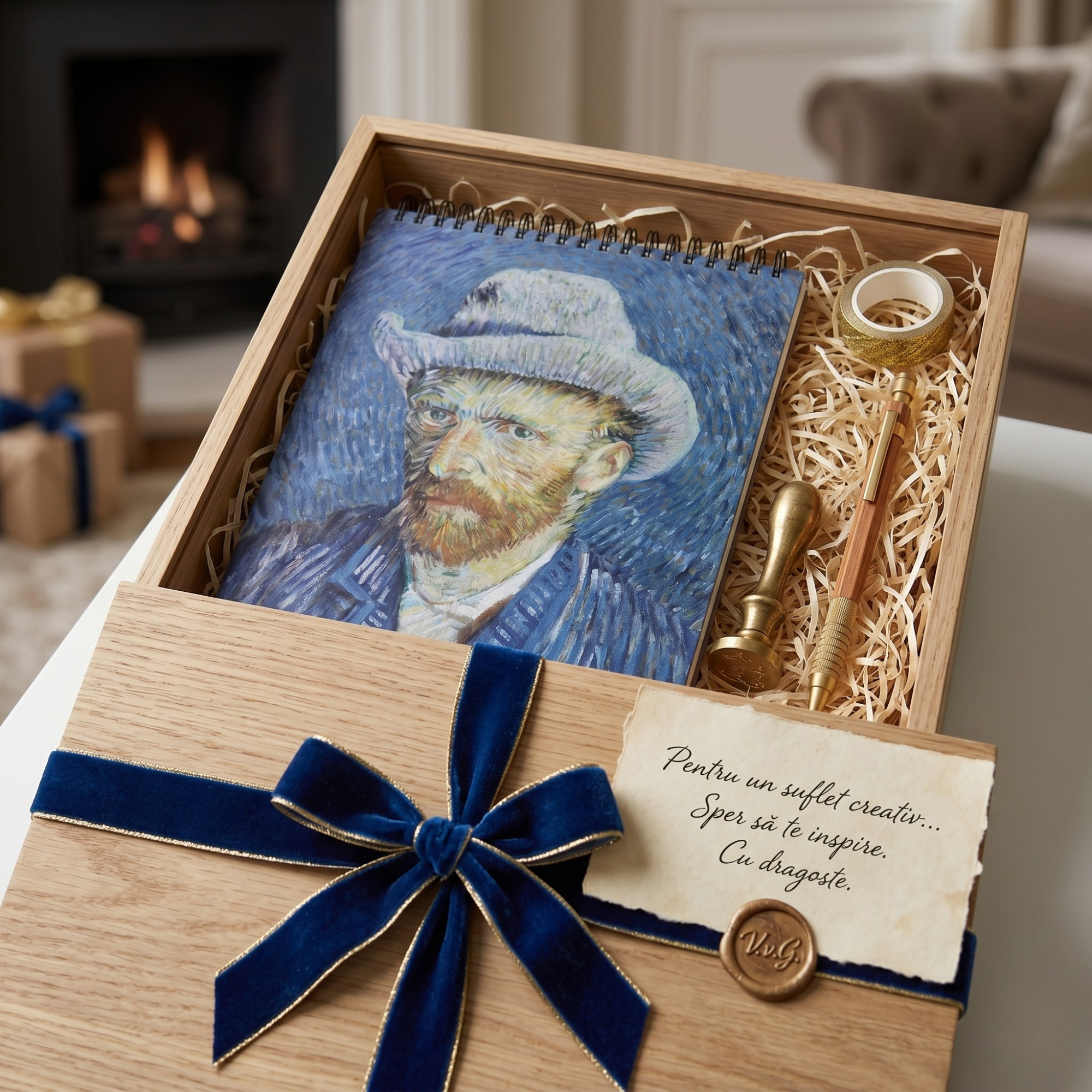 Carte de Schite, Vincent van Gogh, Autoportret cu Palarie Gri