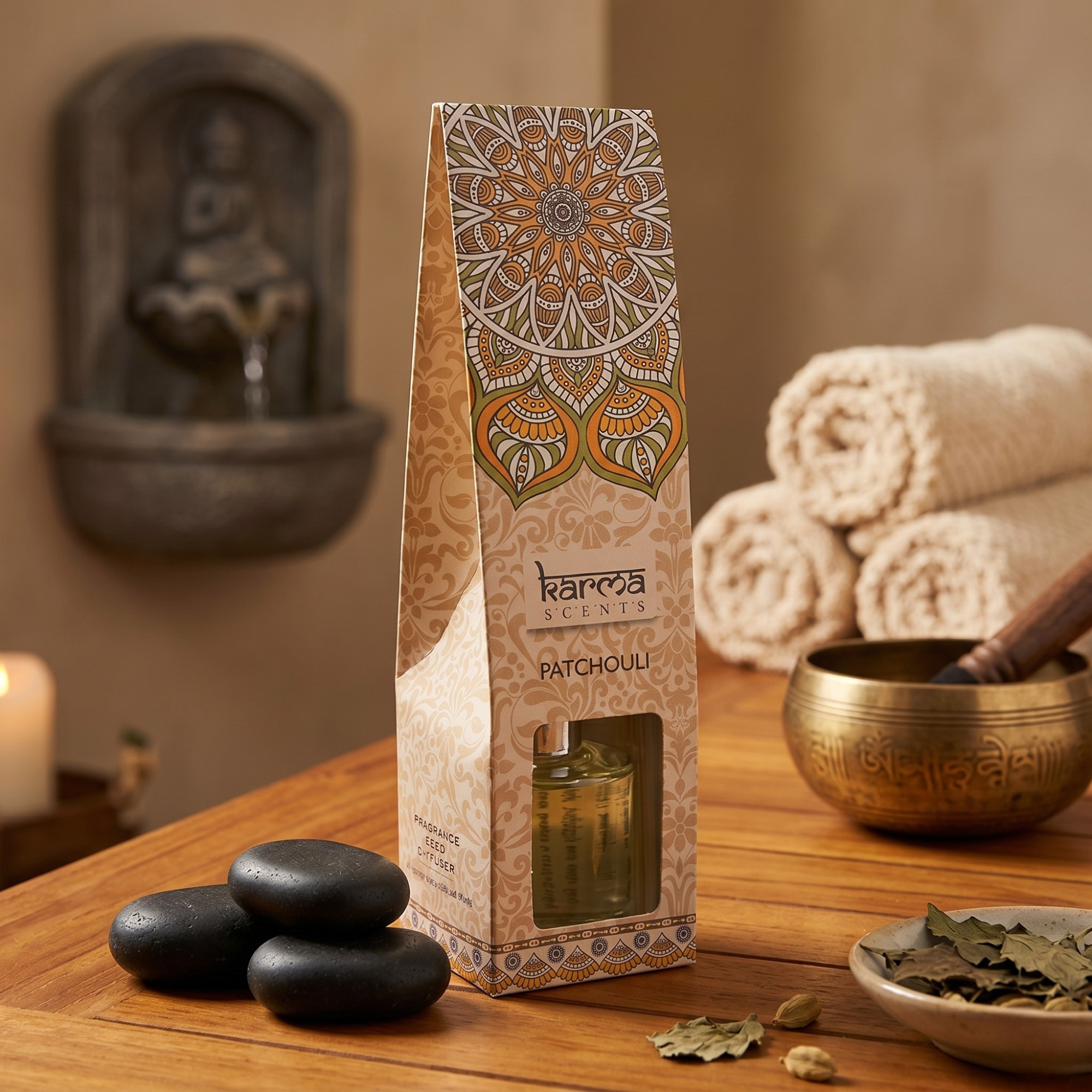 Odorizant cu Betisoare Aromaterapie 50 ml - Patchouli, Karma Scents