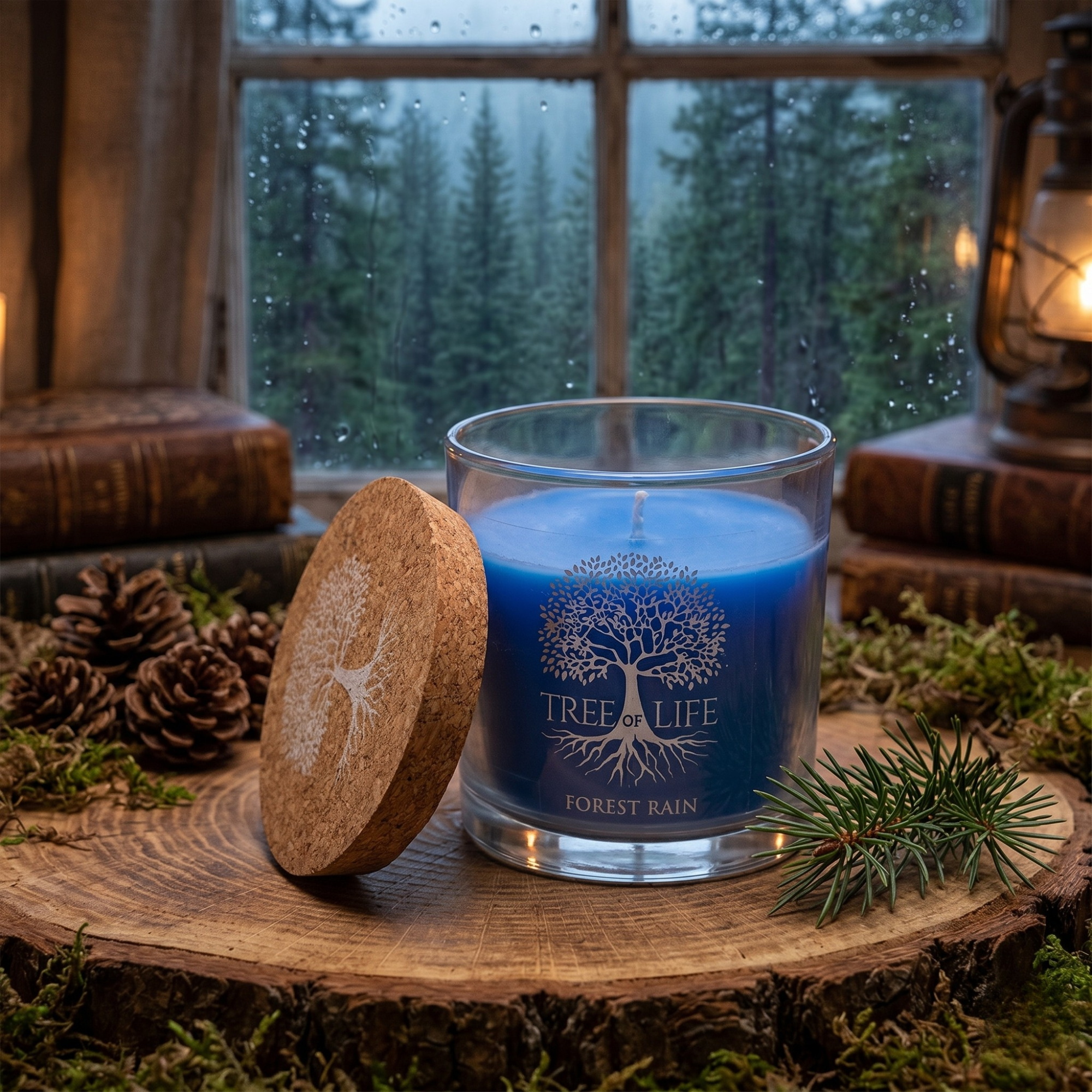 Lumanare Parfumata 120gr, Forest Rain - Tree Of Life