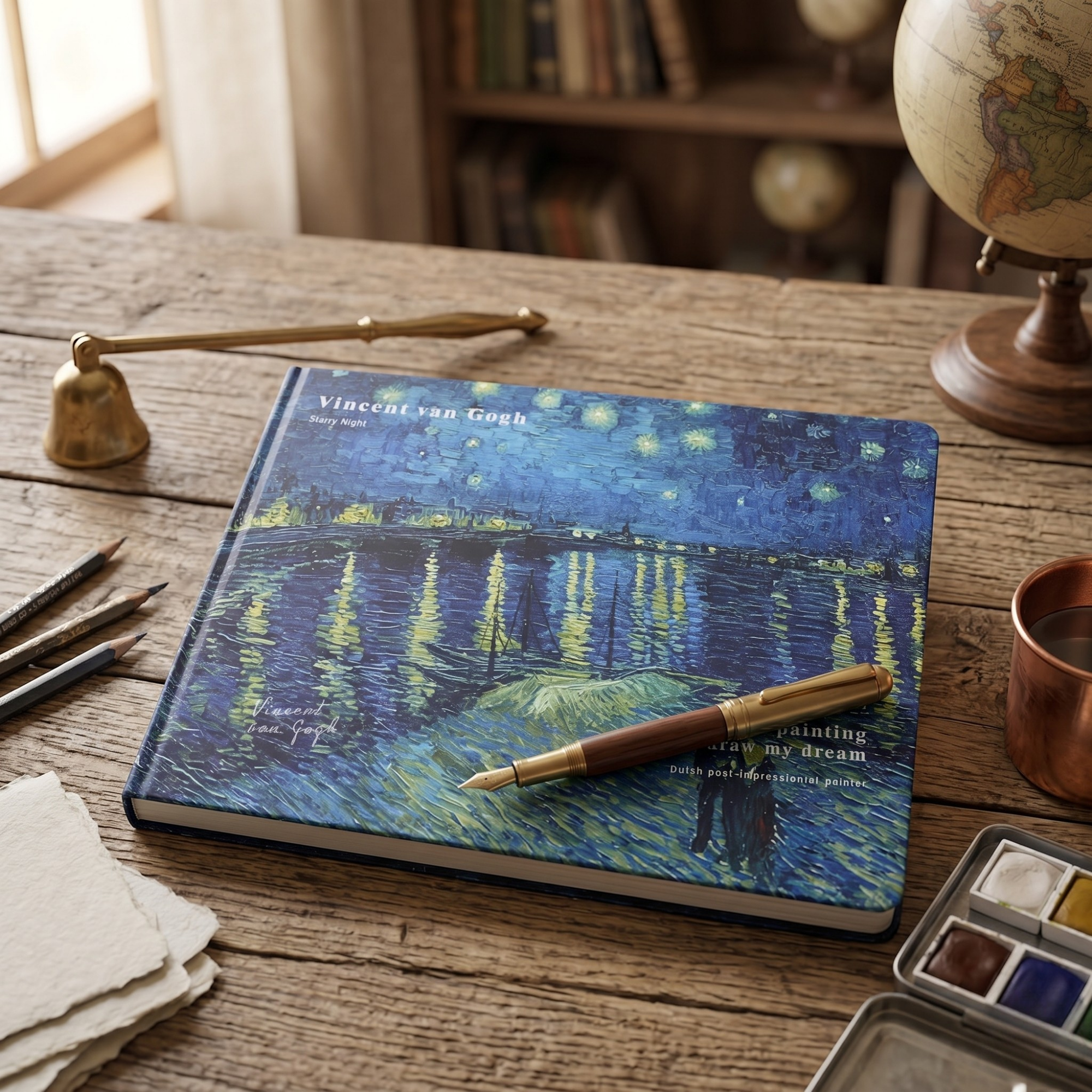 Agenda Van Gogh, Imprimeu Starry Night Over the Rhone