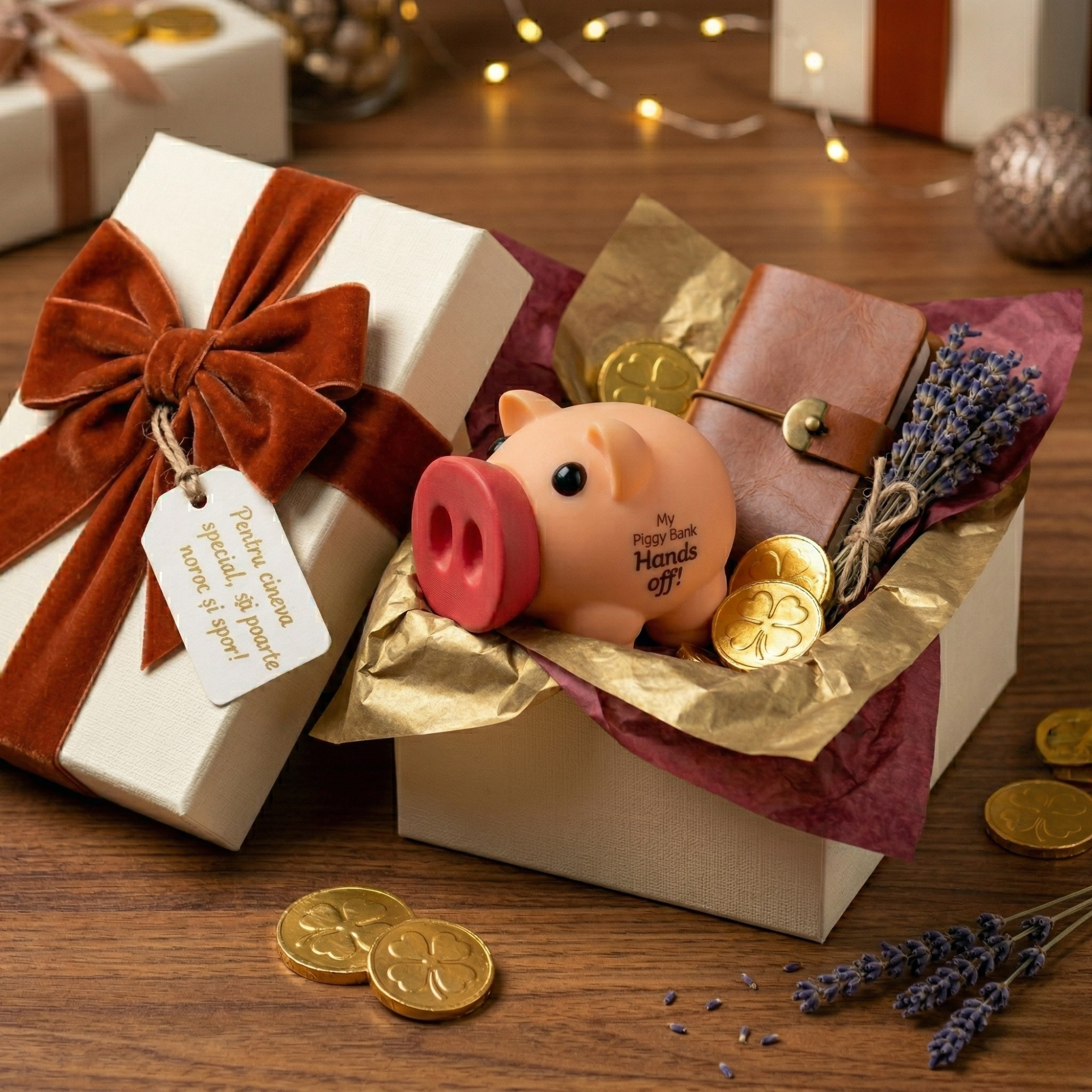 Pusculita Plastic "My Piggy Bank - Hands Off!"