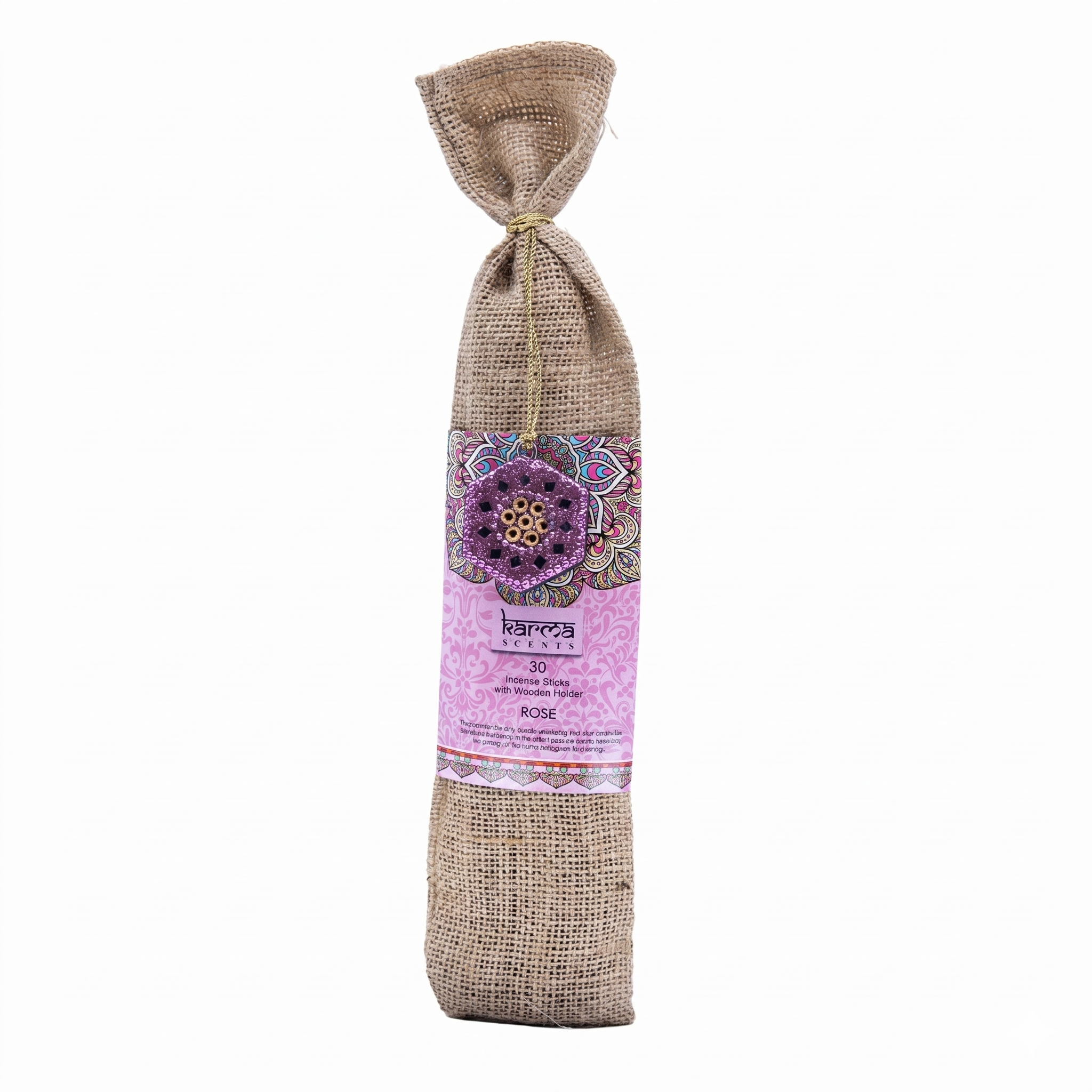 30 Betisoare Parfumate Aromaterapie - Rose, Karma Scents