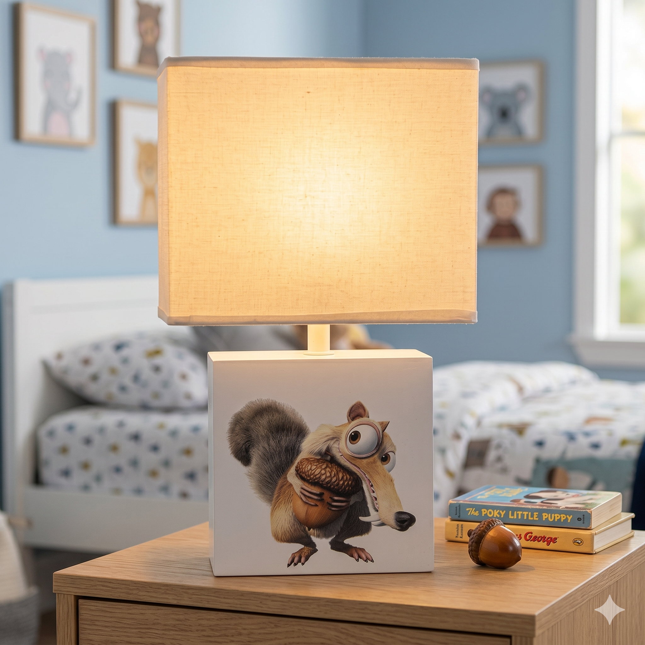 Veioza din MDF, model Ice Age 31 cm