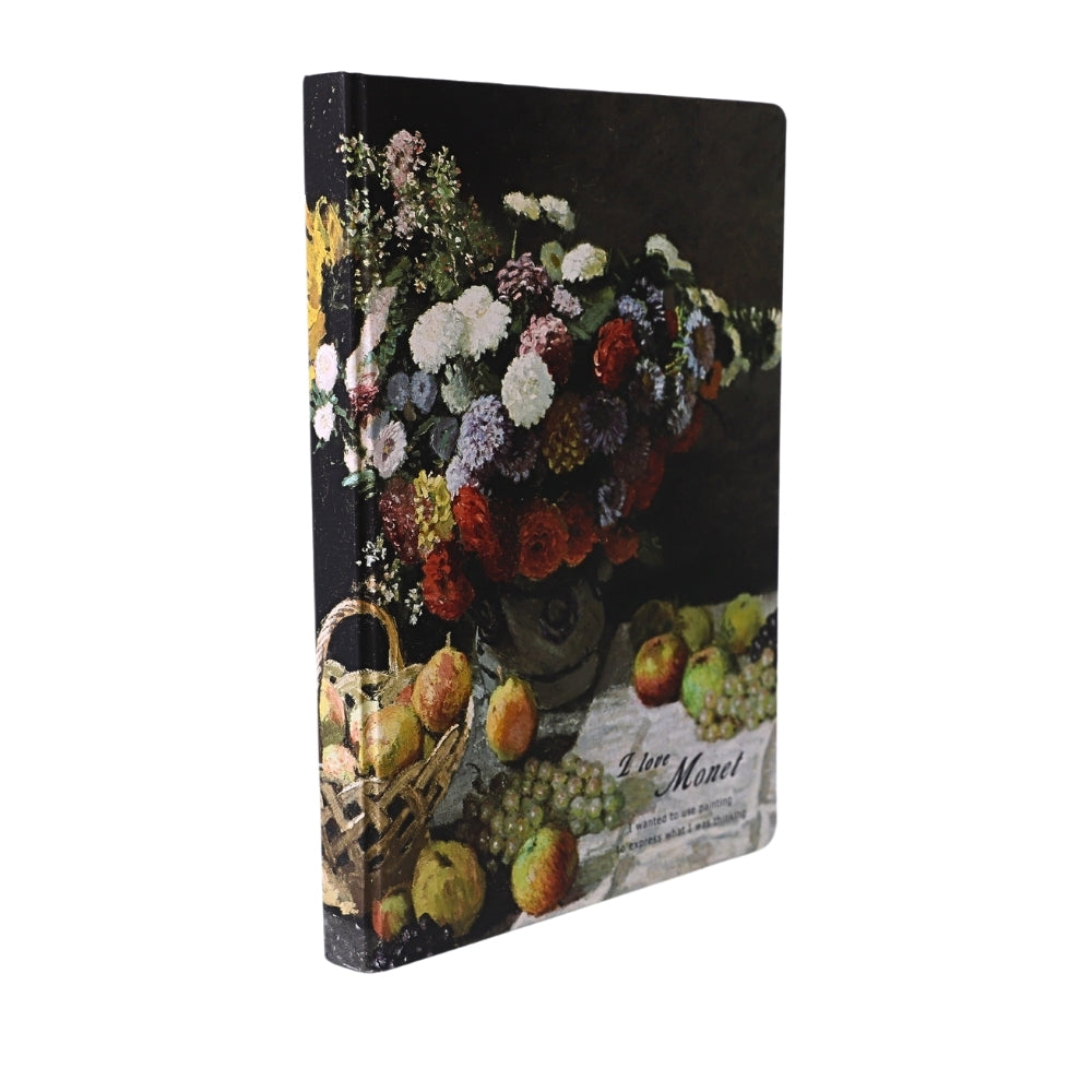 Agenda Claude Monet Mijlocie, Imprimeu Still Life with Flowers and Fruit