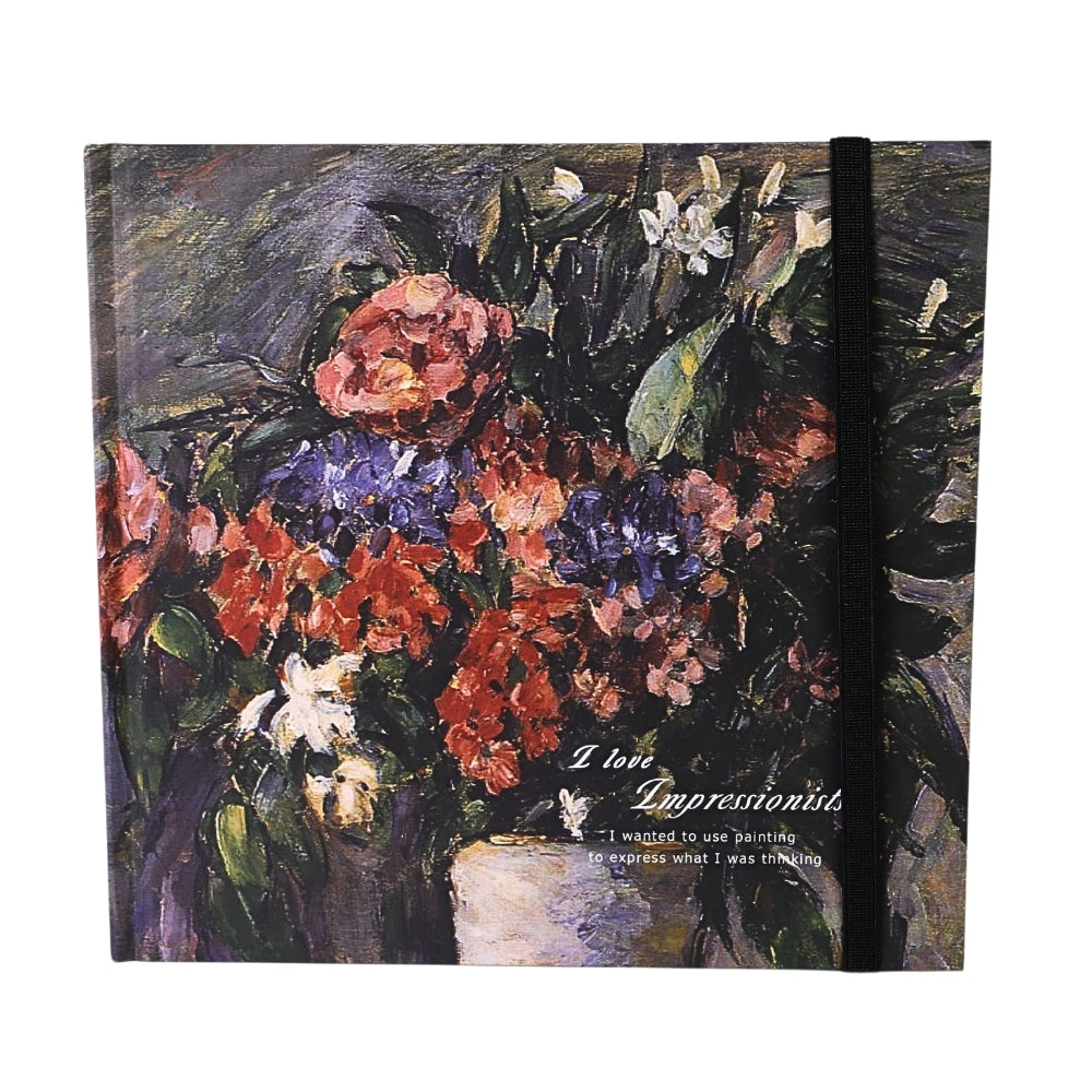 Agenda Impresionista, Imprimeu Buchet de Flori in Vas Alb, Design Elegant