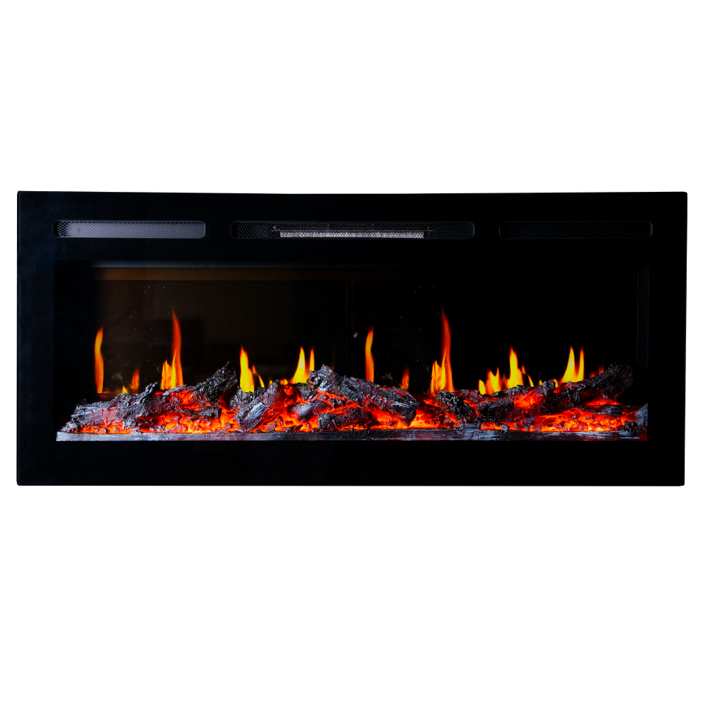 Semineu Electric Incorporabil Cu Busteni, cu Sunet, 7 culori