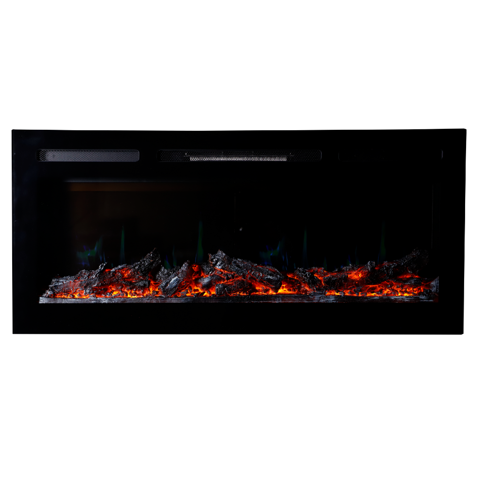 Semineu Electric Incorporabil Cu Busteni, cu Sunet, 7 culori