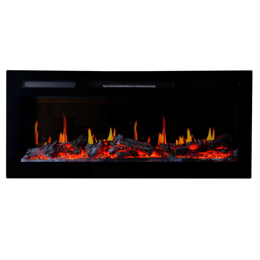 Semineu Electric Incorporabil Cu Busteni, cu Sunet, 7 culori