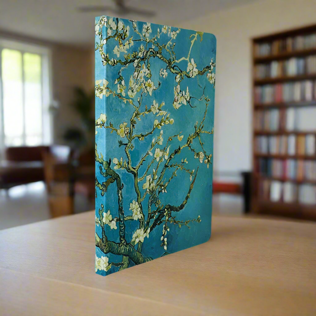 Agenda Mare, format B5, Imprimeu Almond Blossom
