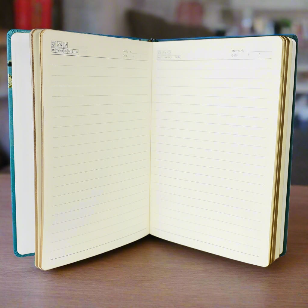 Agenda Mare, format B5, Imprimeu Almond Blossom