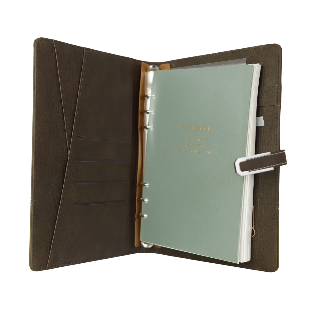 Agenda Smart Casual, format A5 cu Baterie Externa de 10000 mAh, Brown