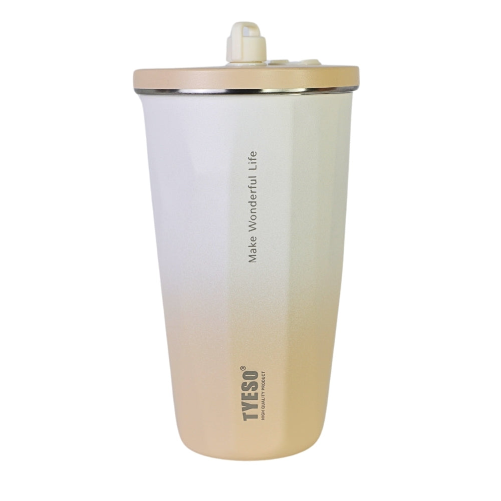 Pahar cu Pai, 500 ml, Alb-Crem