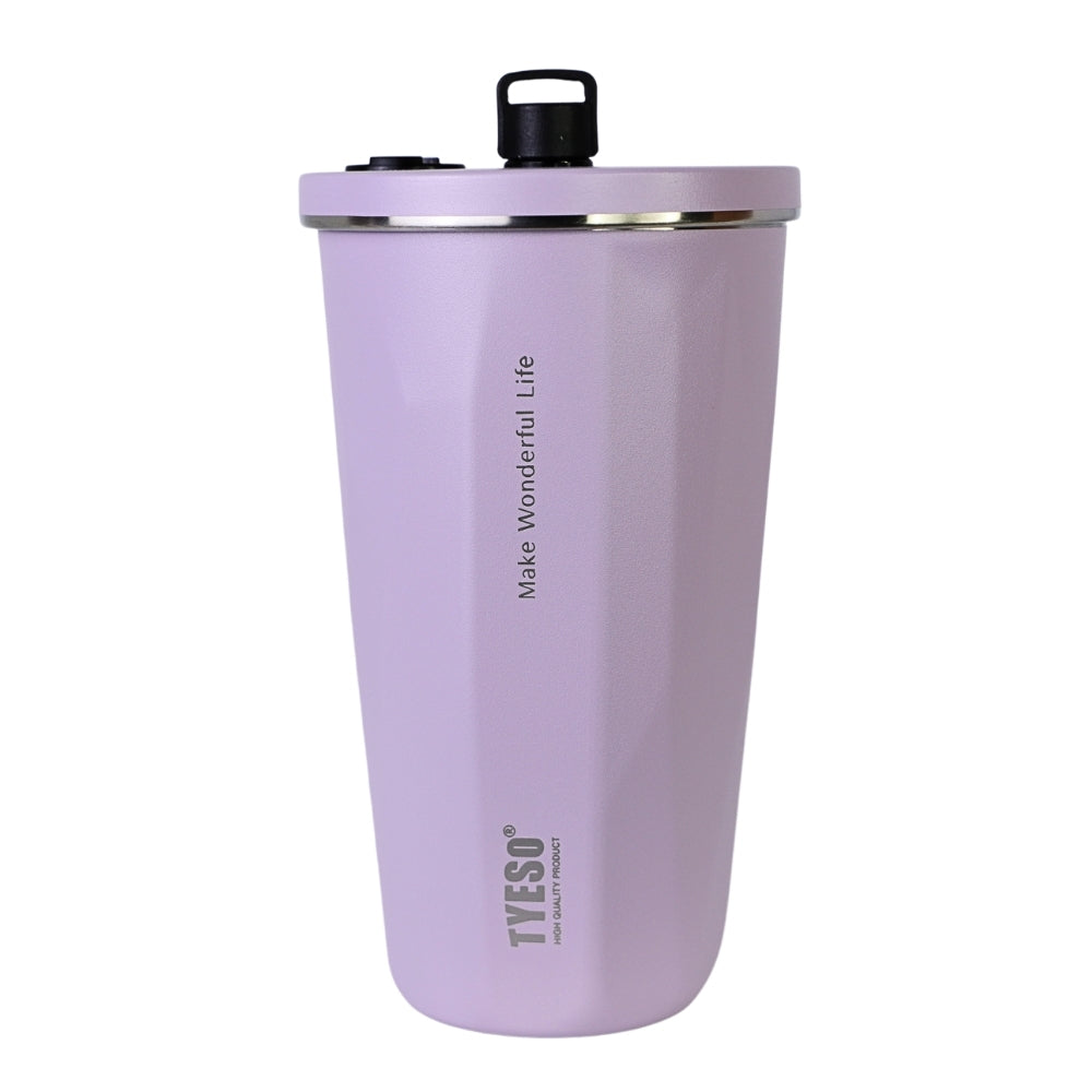 Pahar cu Pai, 500 ml, Roz