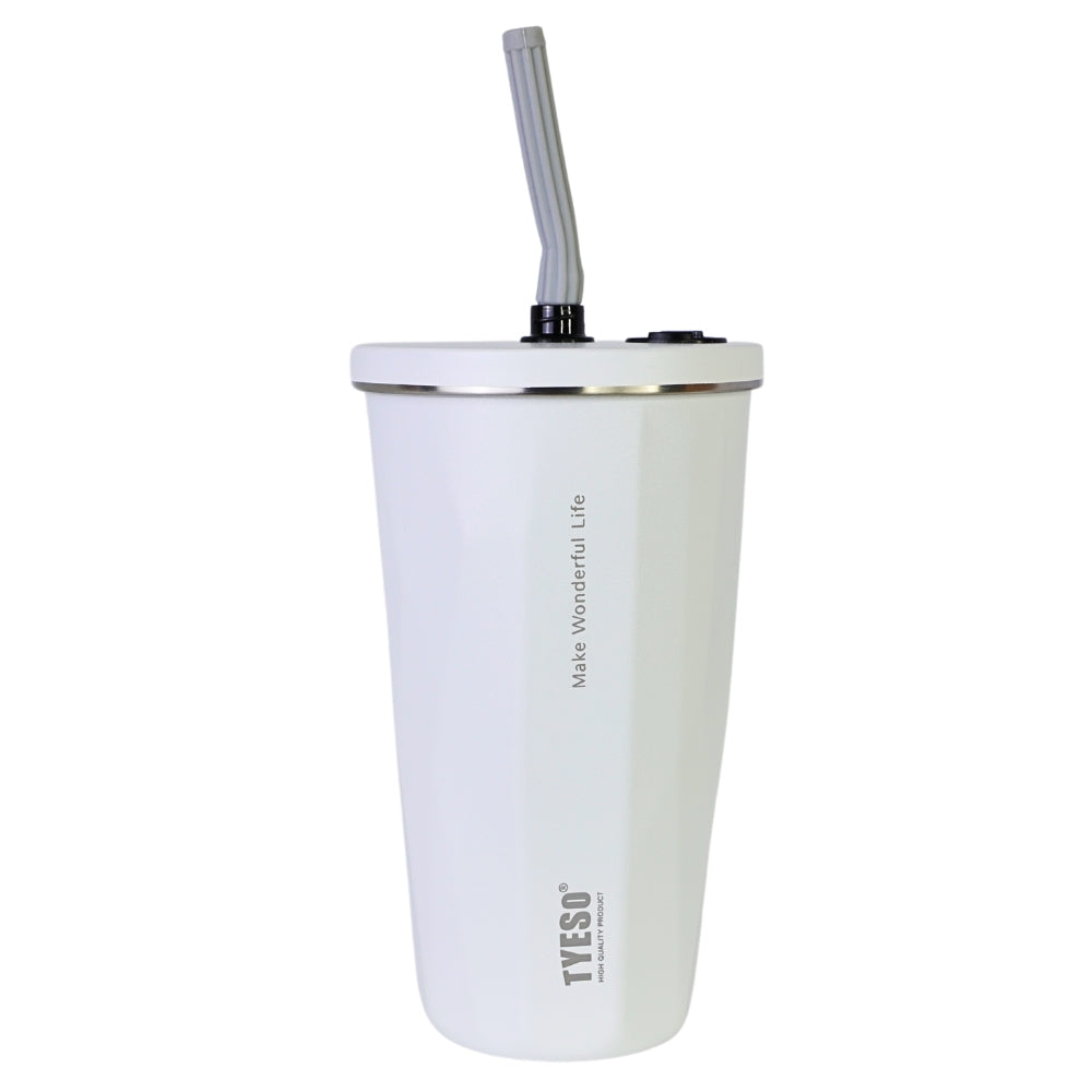 Pahar cu Pai, 500 ml, Alb