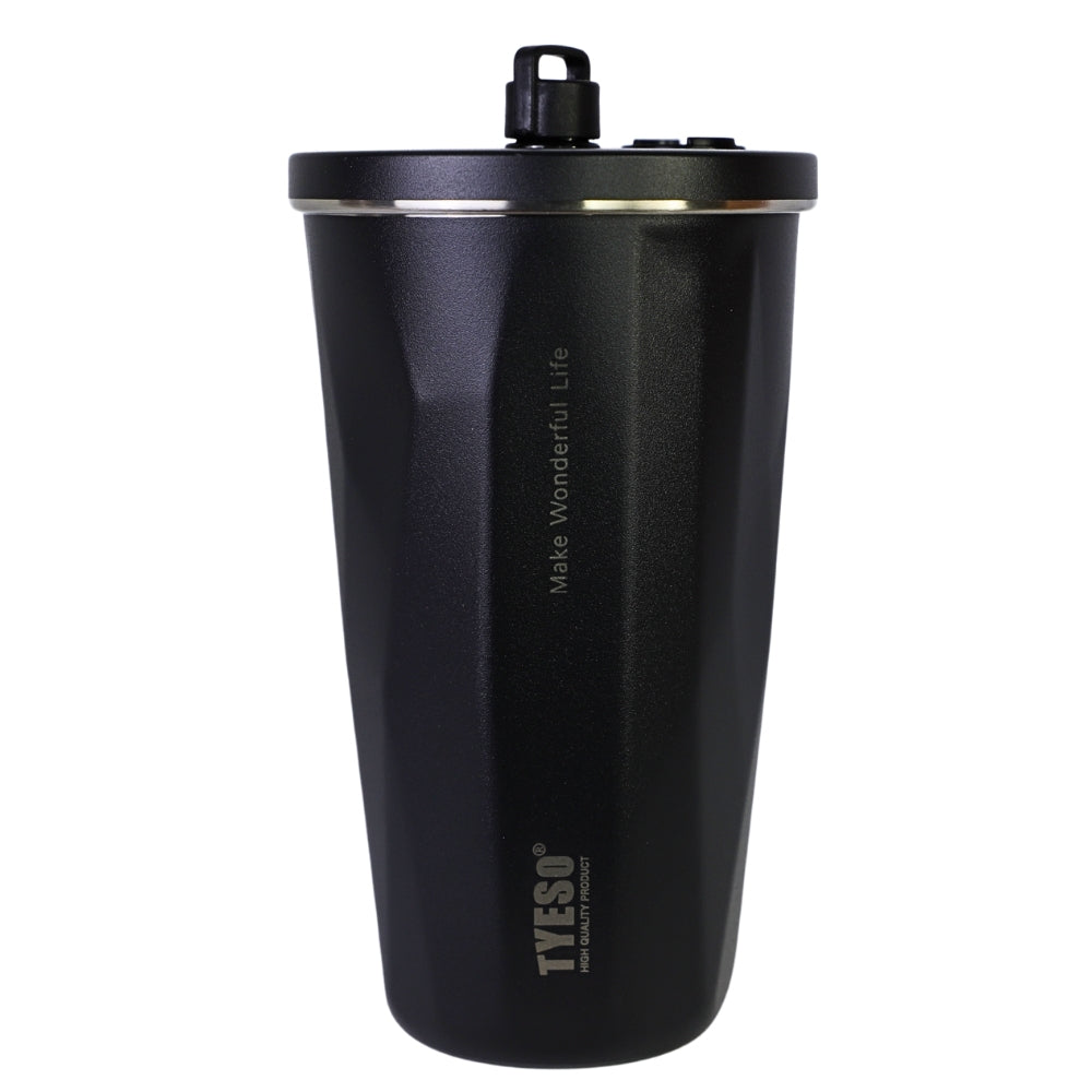 Pahar cu Pai, 500 ml, Negru