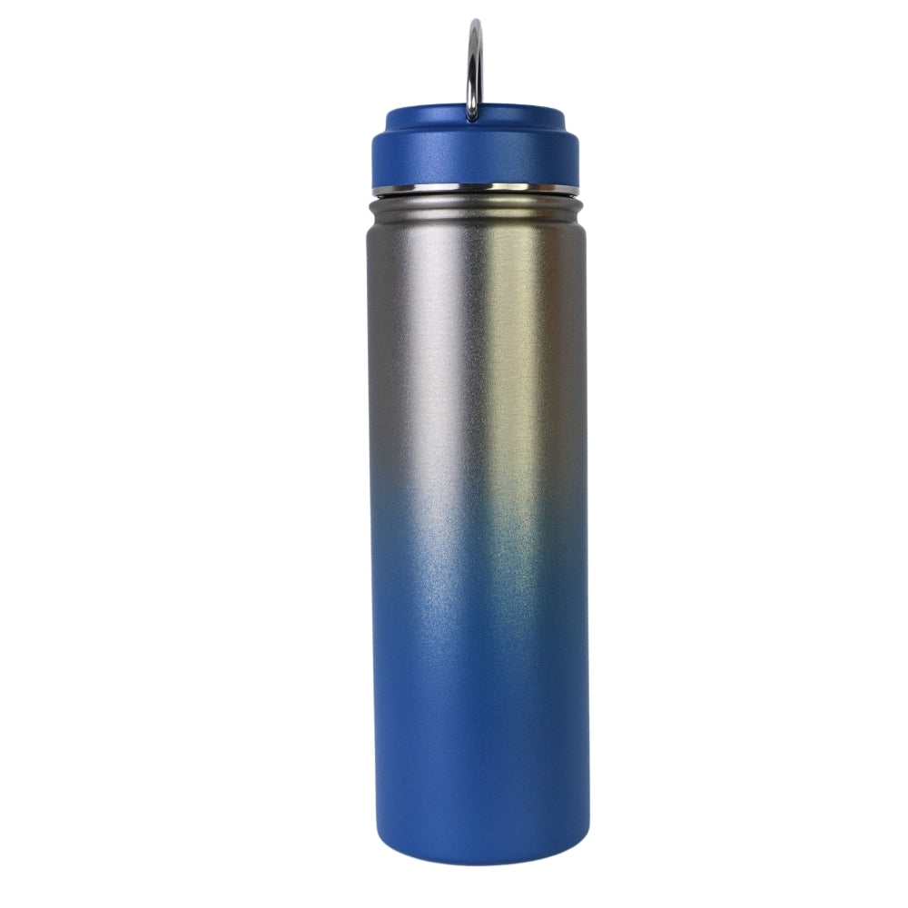 Sticla Reutilizabila, 600 ml, Alb-Albastru