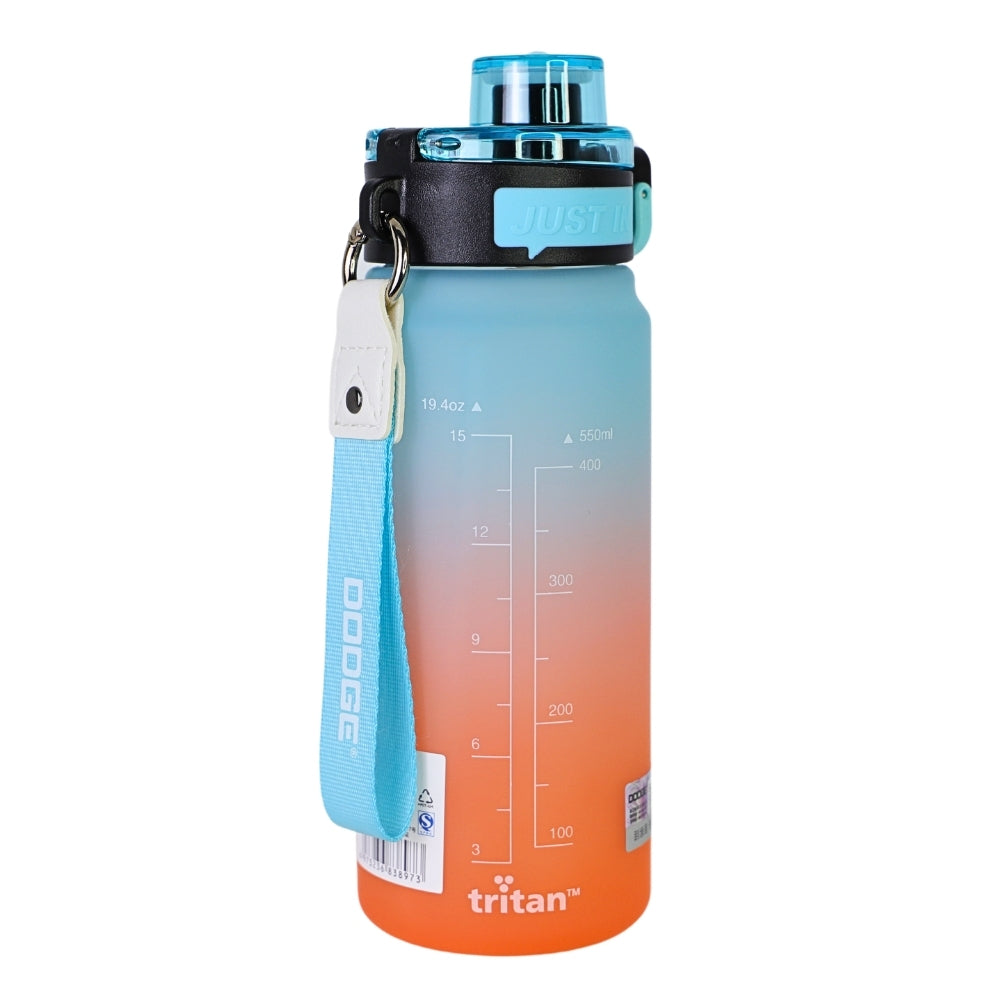 Sticla Reutilizabila, 550 ml, Gradient Albastru-Portocaliu
