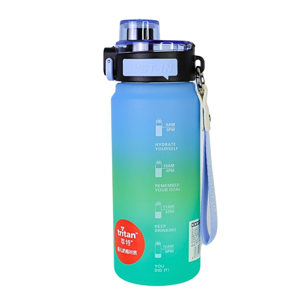 Sticla Reutilizabila, 550 ml, Gradient Albastru-Verde