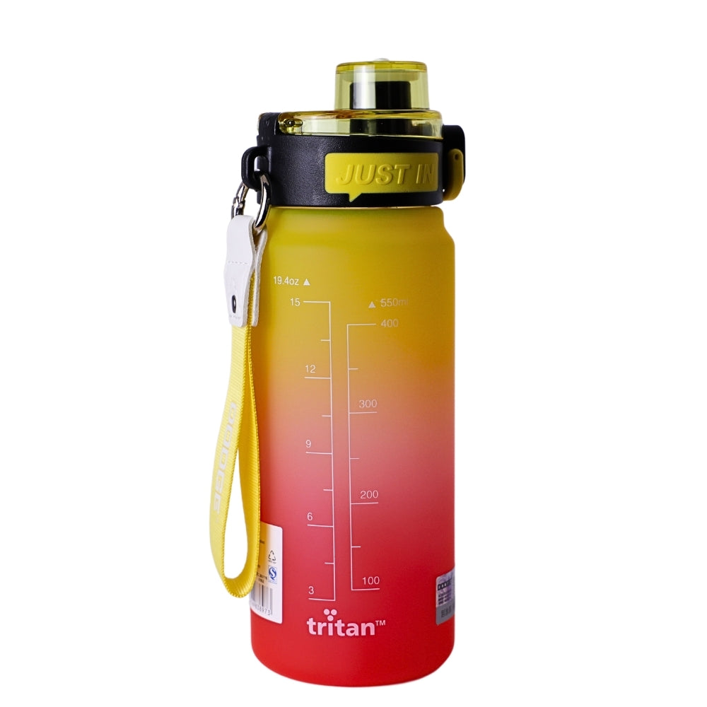 Sticla Reutilizabila, 550 ml, Gradient Galben-Rosu