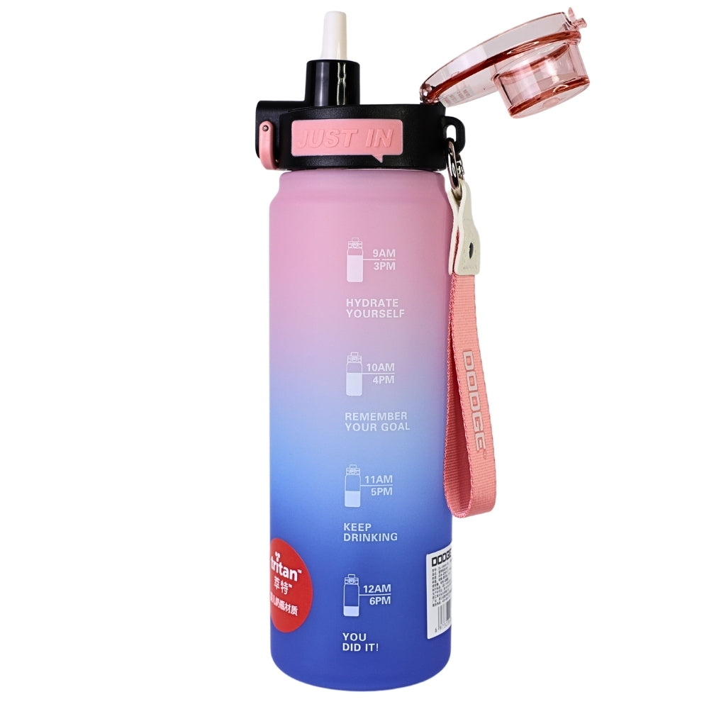 Sticla Reutilizabila, 680 ml, Gradient Roz-Albastru