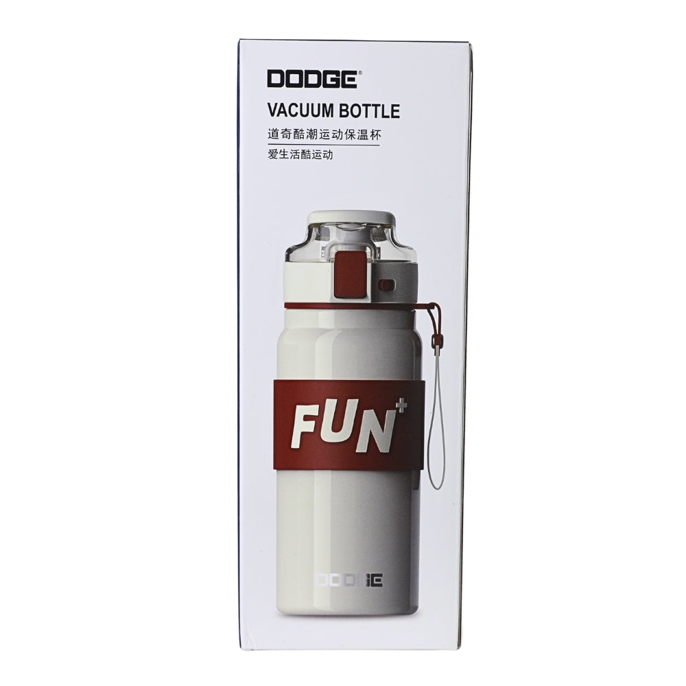 Sticla de Apa, 500 ml, Mesaj FUN+, Negru si Portocaliu