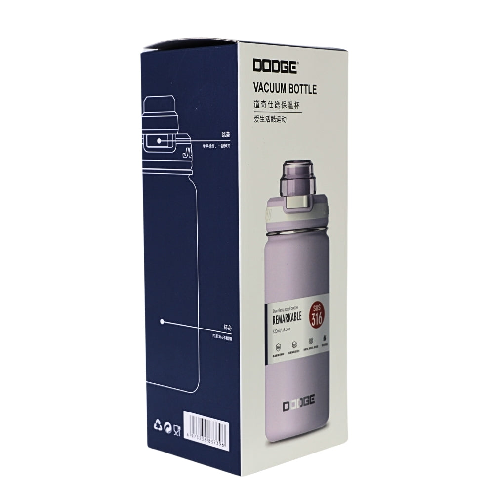 Sticla de Apa, 520 ml, Mesaj FIT, Galben