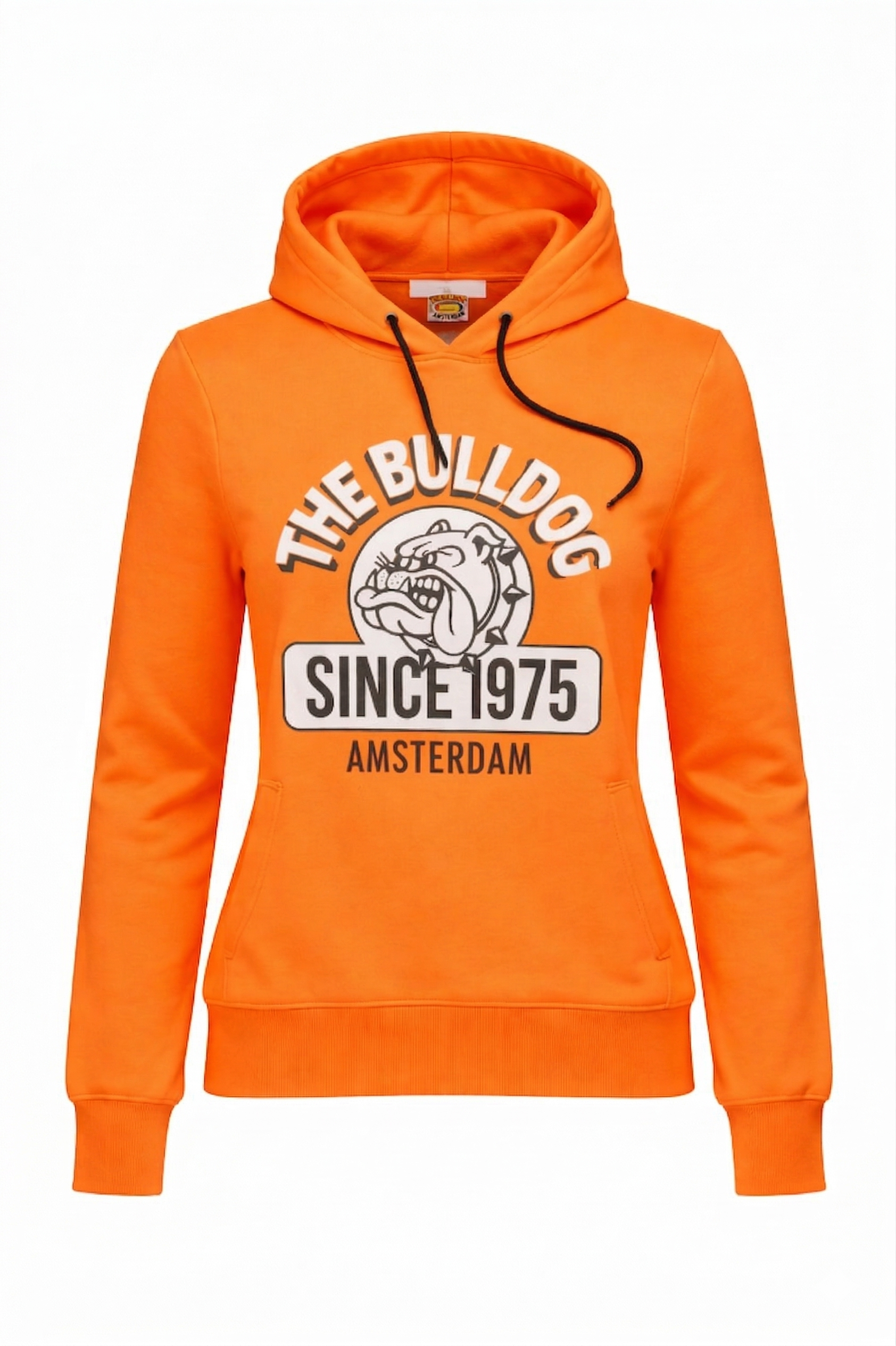 Hanorac The Bulldog Amsterdam, Marimea M, Arancione Since 1975
