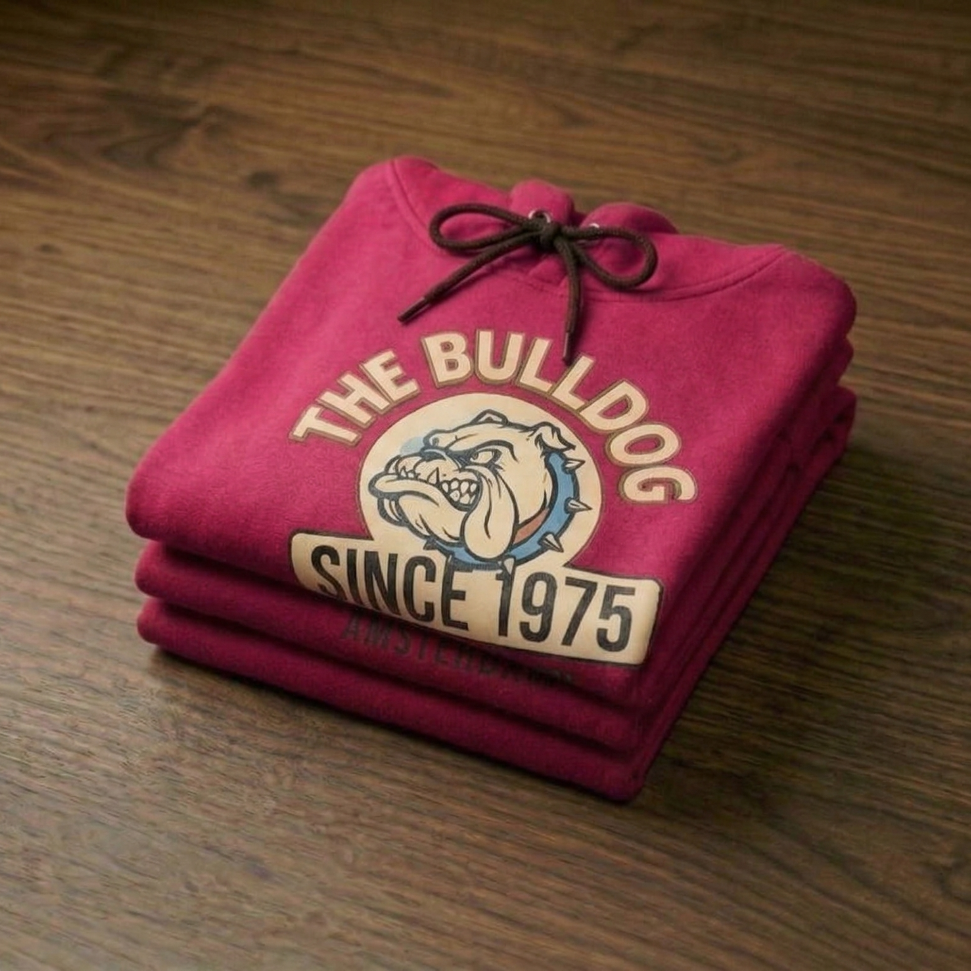 Hanorac The Bulldog Amsterdam, Marimea M - Fucsia