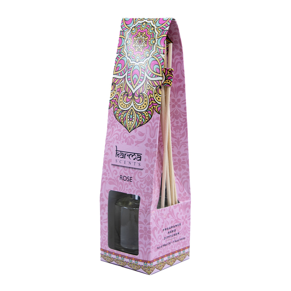 Odorizant cu Betisoare Aromaterapie 50 ml - Rose, Karma Scents