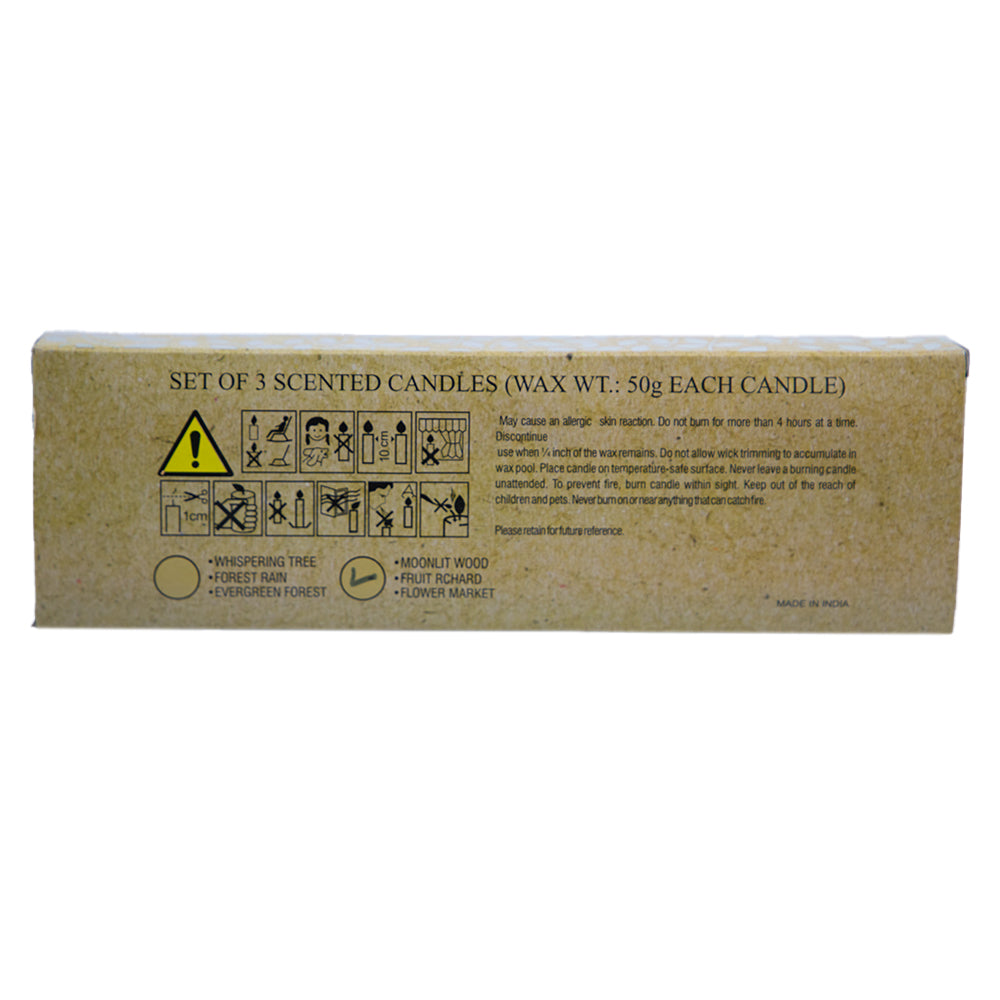 Set 3 Lumanari Parfumate, Diverse arome - Tree Of Life