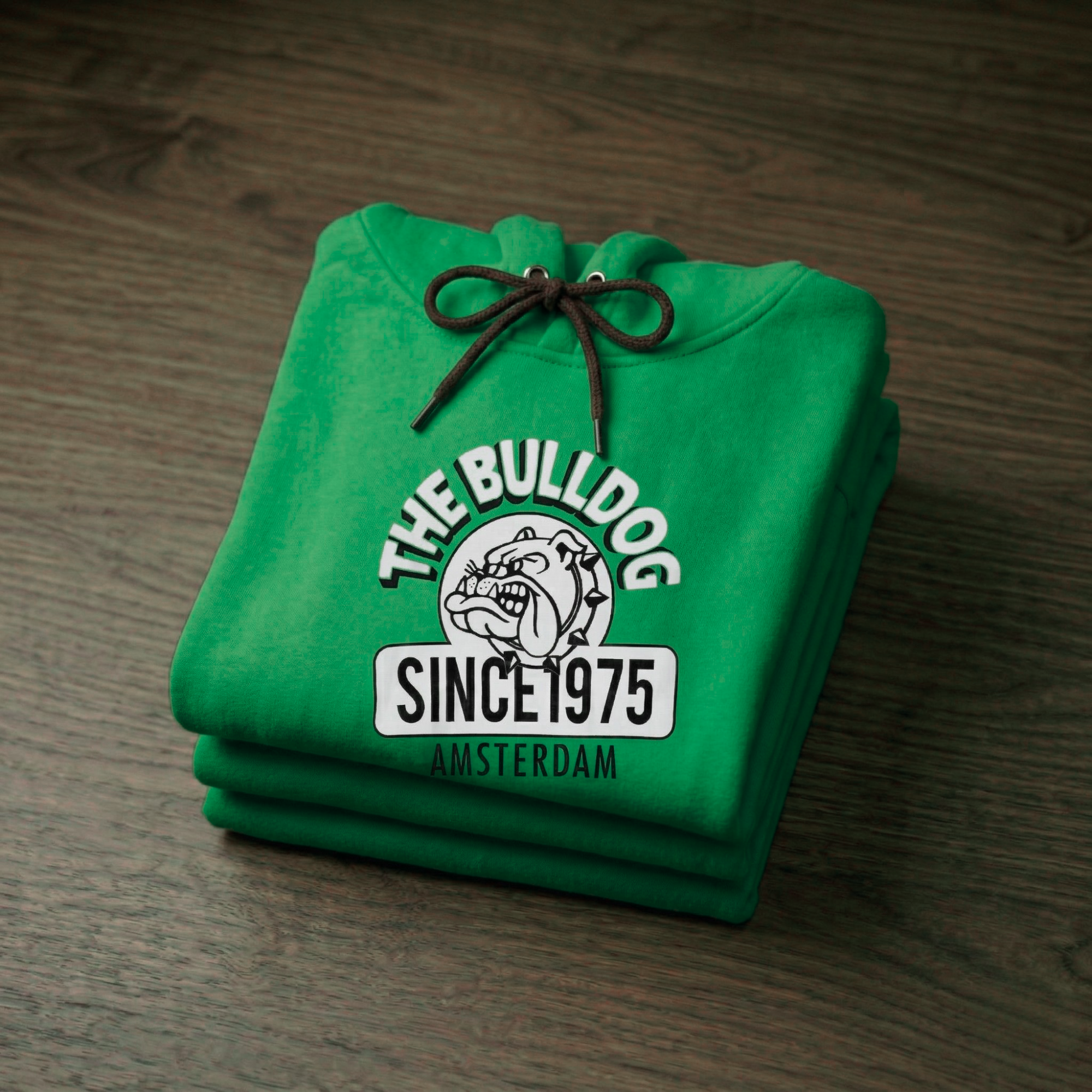 Hanorac The Bulldog Amsterdam, Marimea S, Verde Acqua Since 1975