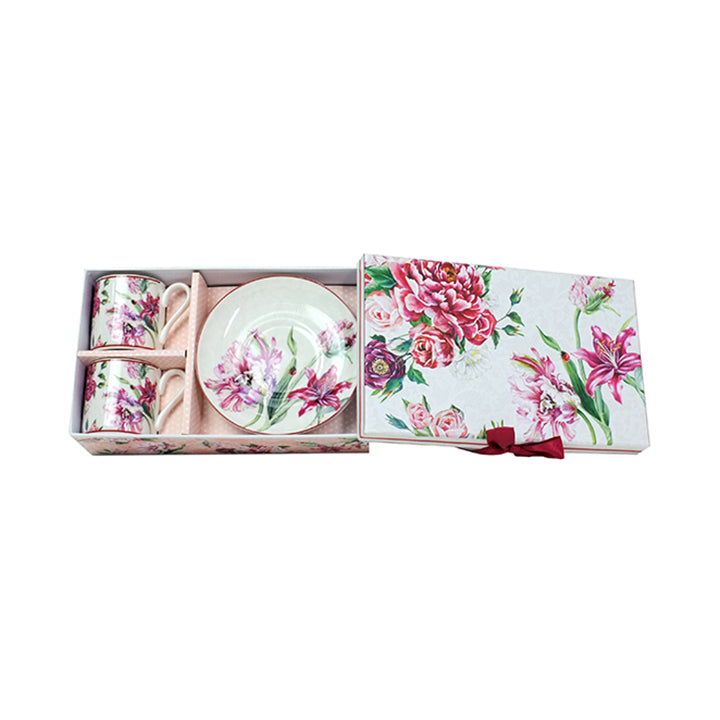 Set 2 cesti portelan Magic Roses (cutie cadou)