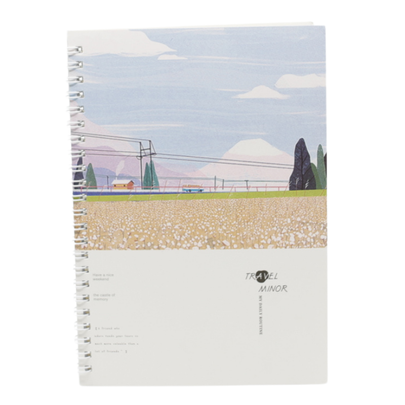 Agenda A5 Nedatata cu Spirala si Coperta din Carton, Diverse Modele