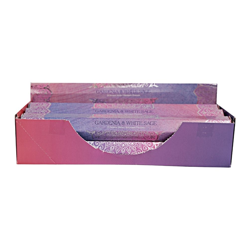 Betisoare Parfumate, 20 Bete, Gardenia&White Sage