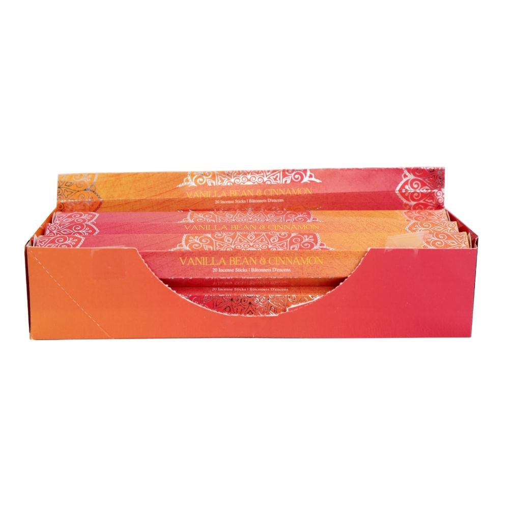 Betisoare Parfumate, 20 Bete, Vanilla Bean&Cinnamon