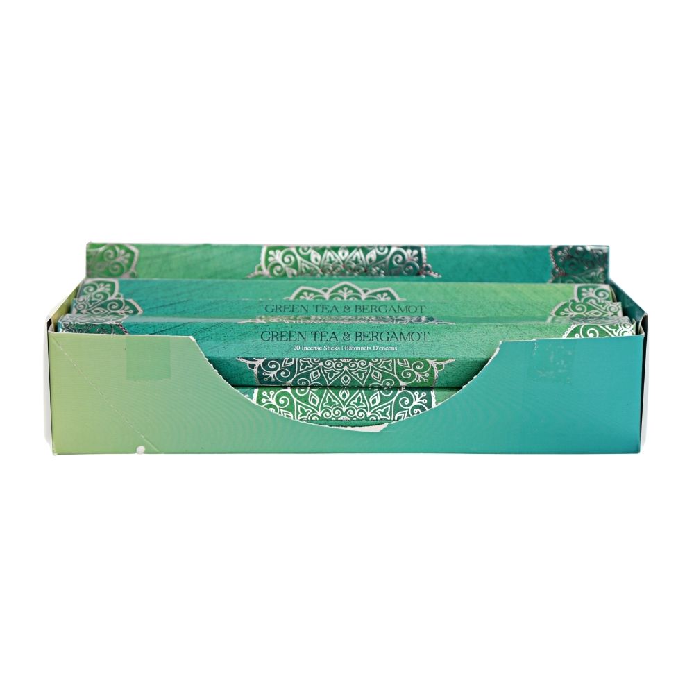 Betisoare Parfumate, 20 Bete, Green Tea & Bergamot