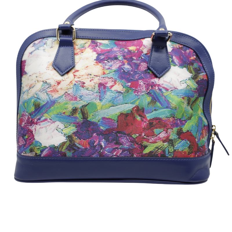 Geanta Dama de Mana din Matase Naturala cu Piele Ecologica, Diverse Modele