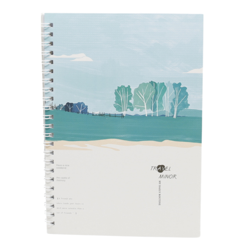 Agenda A5 Nedatata cu Spirala si Coperta din Carton, Diverse Modele