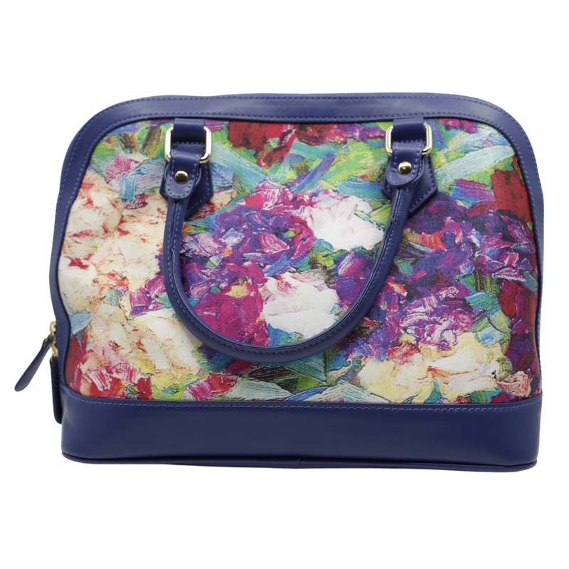 Geanta Dama de Mana din Matase Naturala cu Piele Ecologica, Diverse Modele