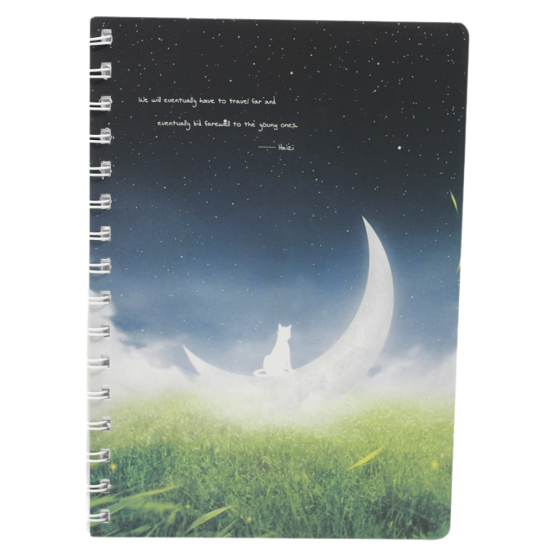 Agenda A5 Nedatata cu Spirala si Coperta din Carton, Diverse Modele