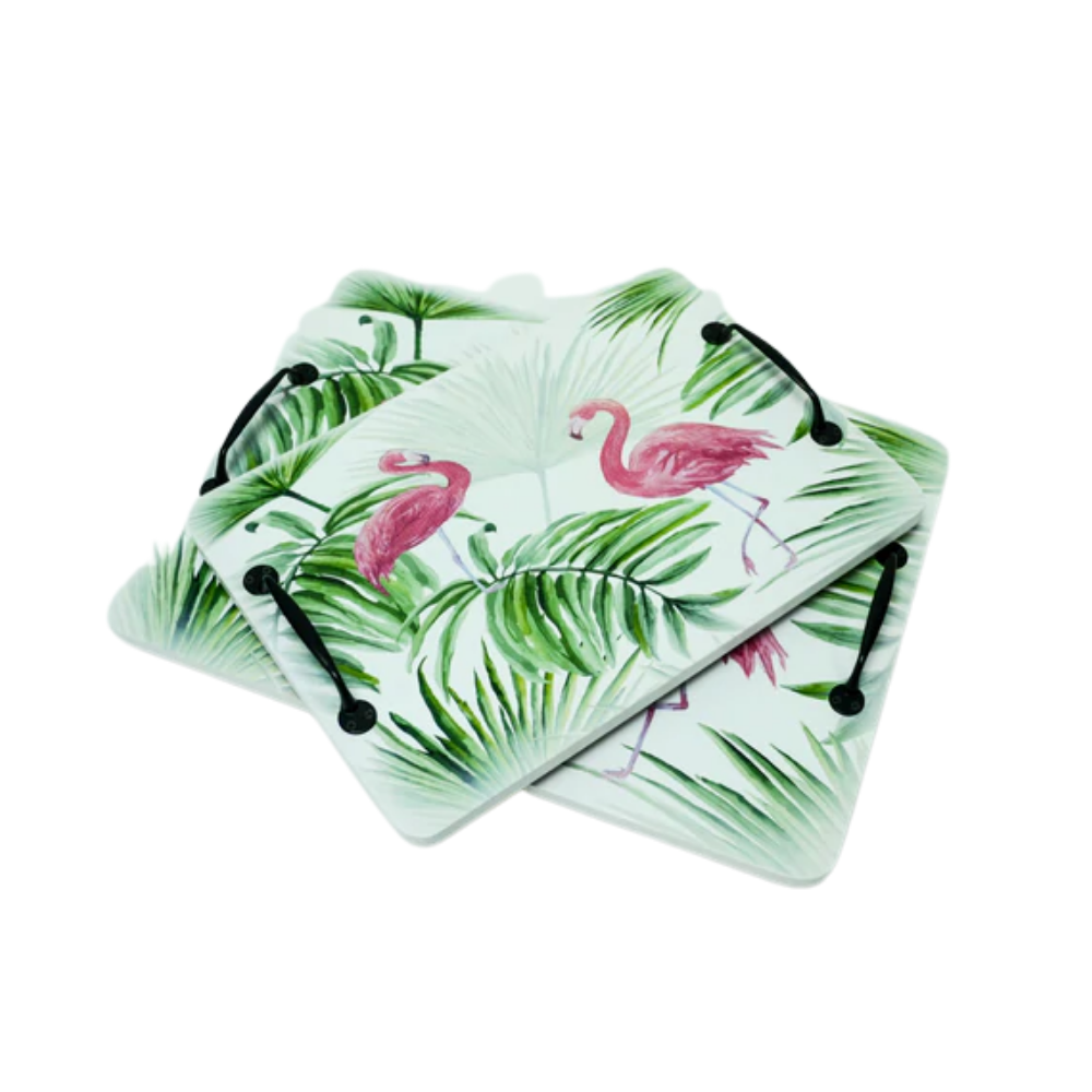 Set Doua Tavi Lemn Flamingo